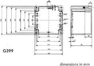 Produktbild Velleman ABS-GEHÄUSE - WASSERDICHT - DUNKELGRAU - 160 x 160 x 90 mm (Gehäuse)