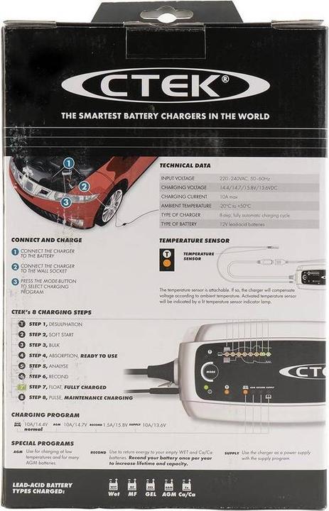 Image du produit Ctek Mxs 10.0 (12V, 10 A)