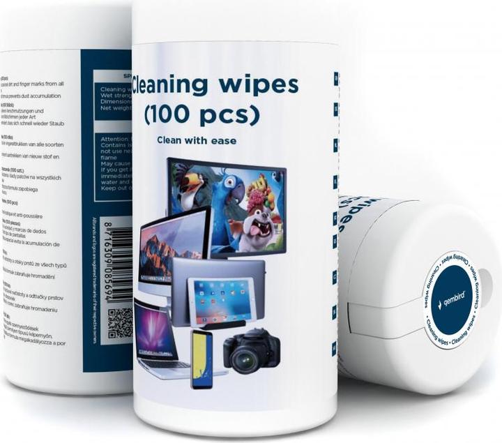 Image du produit Gembird Lingettes de nettoyage (Wipes) (100 x)