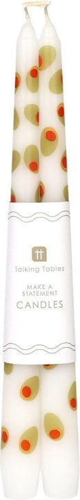 TALKING TABLES 2er-Set Stabkerzen - Oliven (2 Stk.)