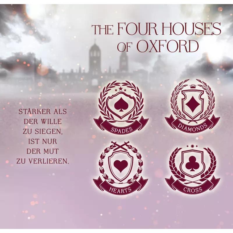 Four Houses of Oxford, Band 1: Brich die Regeln (Epische Dark-Academia-Roma, Kinderbücher von Anna Savas, Carolin Liepin...