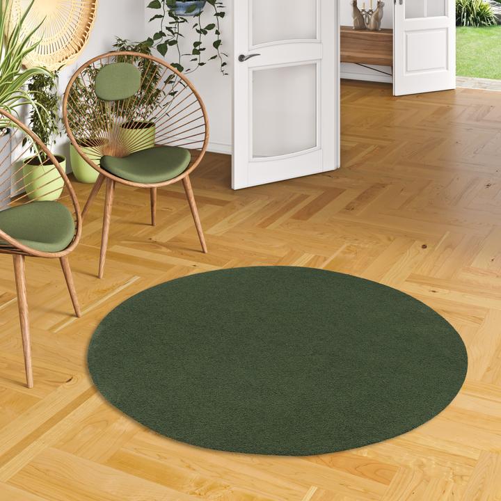Immagine prodotto Snapstyle Tappeto Shaggy di lusso in velluto rotondo (Ø 100 cm)