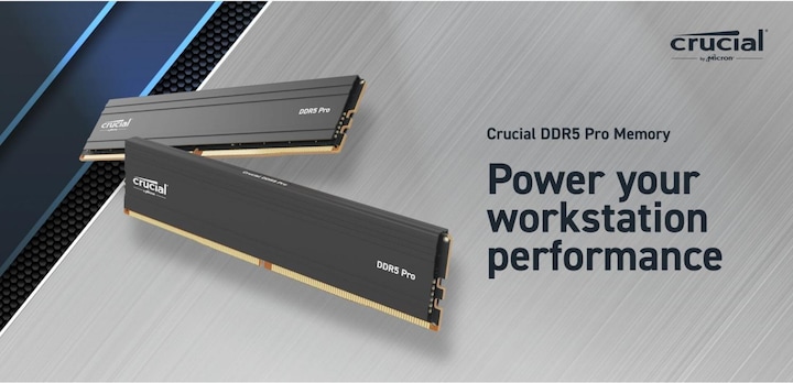 Actual product image Crucial Pro (2 x 16GB, 5600 MHz, DDR5 RAM, DIMM)