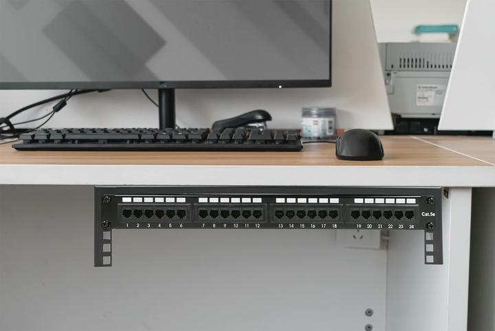 Produktbild Digitus 2HE Wandmontagerahmen, vertikal 105 x 504 x 151 mm, schwarz