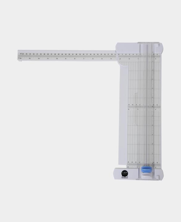 Actual product image I Am Creative Paper cutter, cutter for cutting and folding paper with fold-out se (A3)