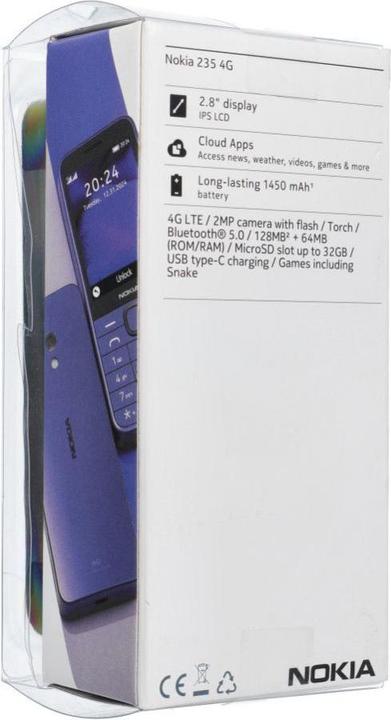 Immagine prodotto Nokia Smartphone Mobile phone 235 Dual Sim 4G black (2.80", 2 Mpx)