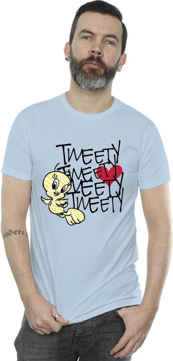 Image du produit Looney Tunes - T-shirt TWEETY LOVE HEART - Homme (XXL)