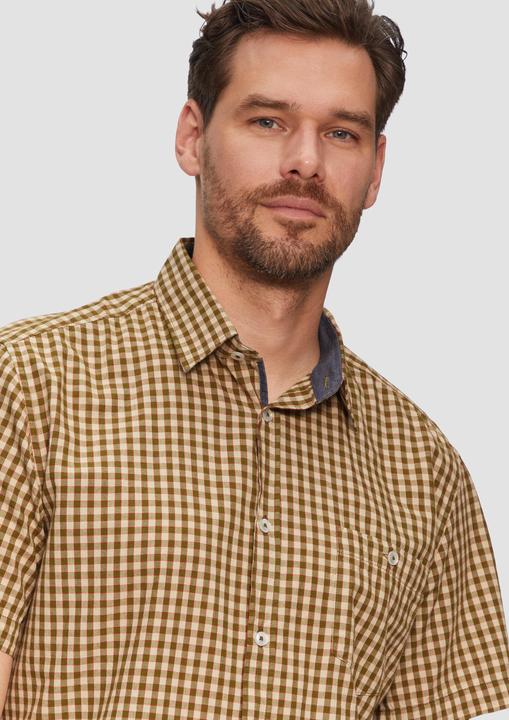 Actual product image S.Oliver Hemd Kurzarmhemd mit Kentkragen (L)