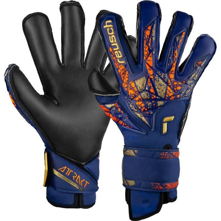 Reusch, Unisex, Handschuhe, Attrakt Duo Evolution, Blau, (9.5)