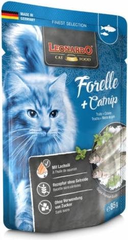 Actual product image Leonardo Cat Food Trout & Catnip (Adult, 16 pcs., 1360 g)