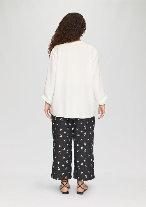 Image du produit S.Oliver Bluse Bluse mit Stehkragen und Knopfleiste (46)