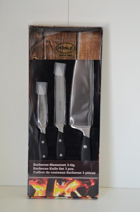 Immagine prodotto Rösle Set di coltelli da barbecue 3 pezzi. (20 cm)