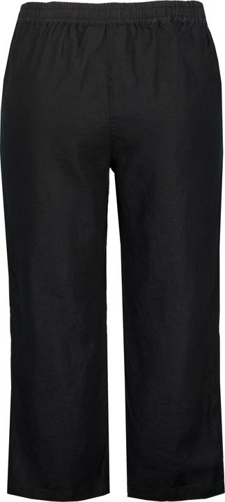 Image du produit Ulla Popken Pantalon en lin 7/8 à taille élastique. Naturellement respirant (56)