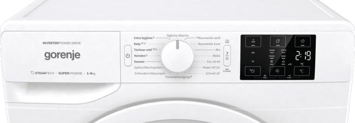 Produktbild Gorenje Grossgeräte WNEI96ADPS WS WASCHMASCHINE 1600UPM 9KG 60CM (9 kg, Links)