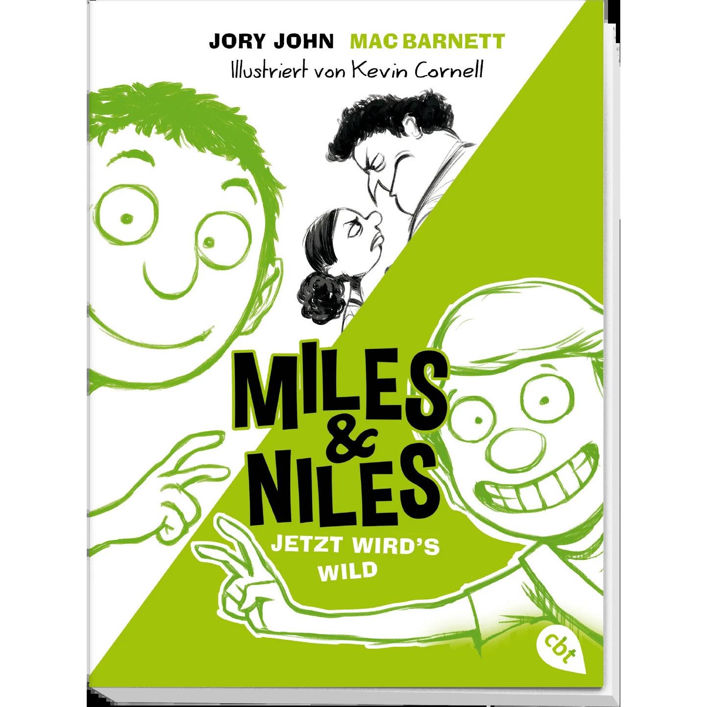 Thumbnail - Miles & Niles - Jetzt wird's wild, Kinderbücher von Alexandra Ernst, Kevin Cornell, Jory John, Mac Barnett