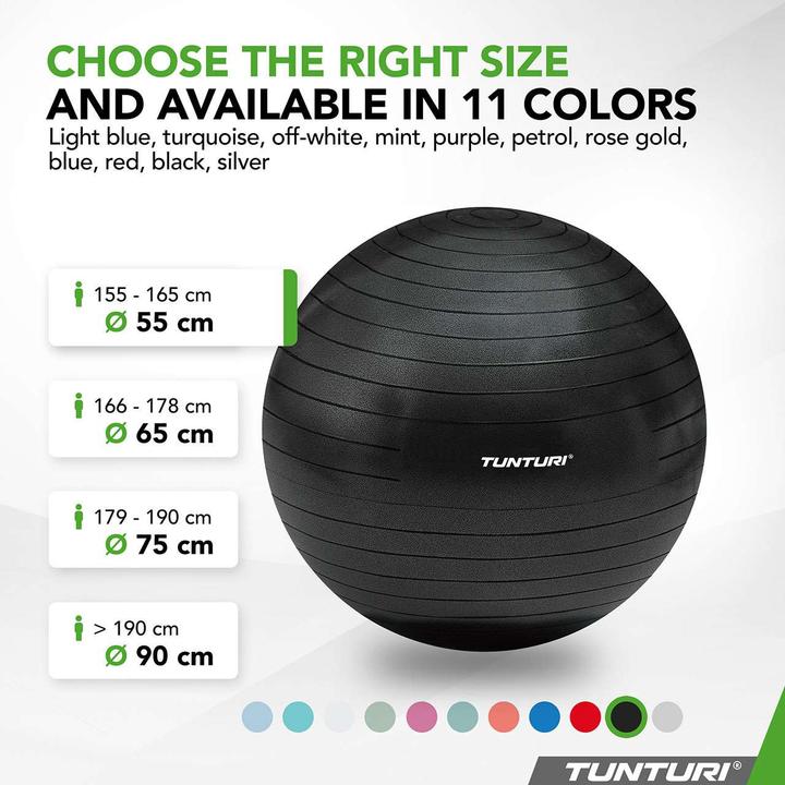 Actual product image Tunturi Gym Ball (55 cm)