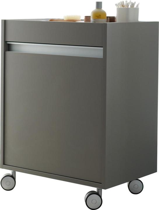 Duravit Rollcontainer KETHO 360x500x670mm Ans rechts basalt matt