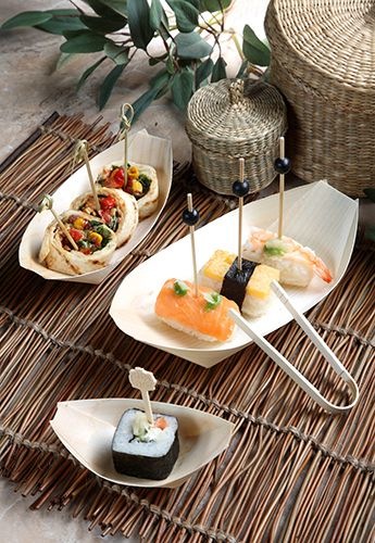 Produktbild Papstar Fingerfood - Schalen "pure" "Schiffchen" (50 x)