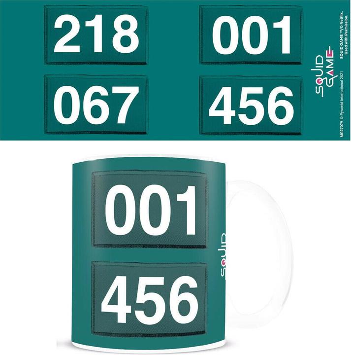 Immagine prodotto Squid Game Numeri delle tazze da caffè (325 ml)