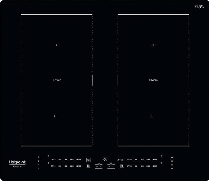 Hotpoint HS 5160C NE Black Built-in Zone induction hob 4 zone(s)
