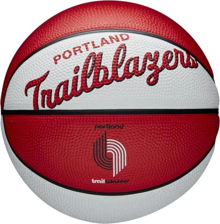 Produktbild Wilson Nba Team Retro Basketball Mini Por Blazers (3)