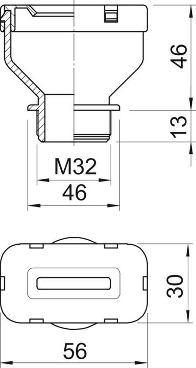 Produktbild OBO Bettermann OBO Flachkabelverschraubung
