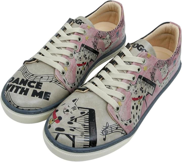 Actual product image Dogo Dance with Me Pattern Sneakers (36)