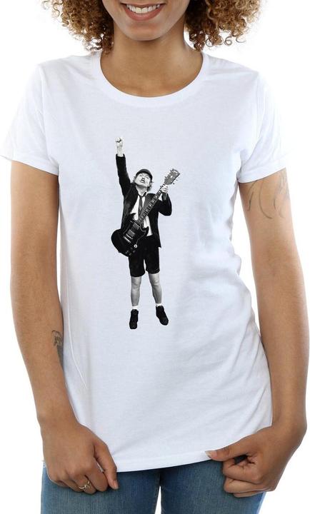 Immagine prodotto AC/DC T-shirt in cotone di Angus Young con scollatura (S)