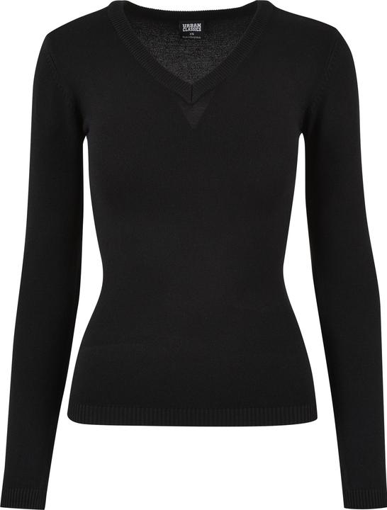 Actual product image Urban Classics Ladies Knitted V-Neck Sweater (XL)