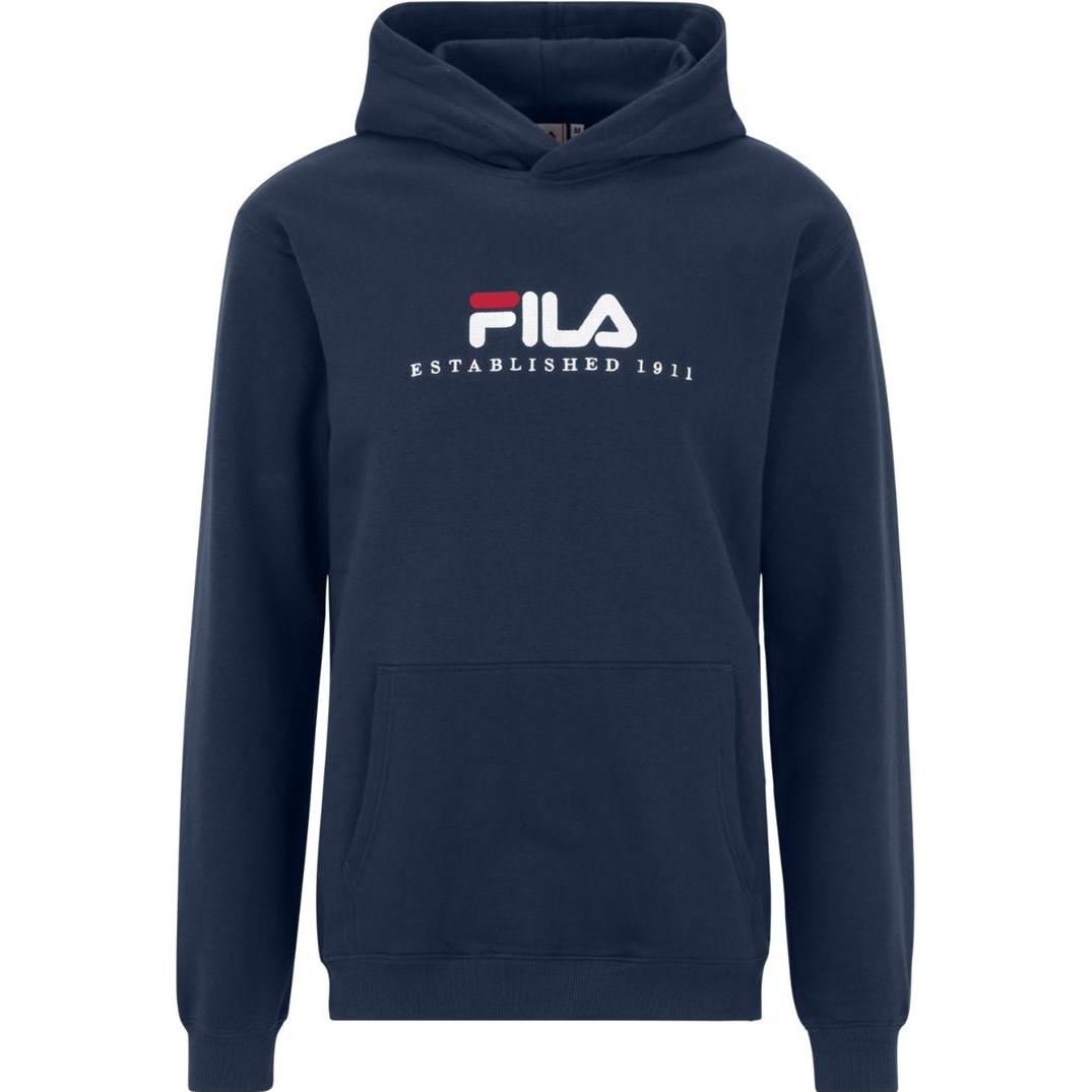FireAngel, Herren, Pullover, Bluza męska Fila Brunssum granatowa FAU0145 50004 M, Blau, (M)