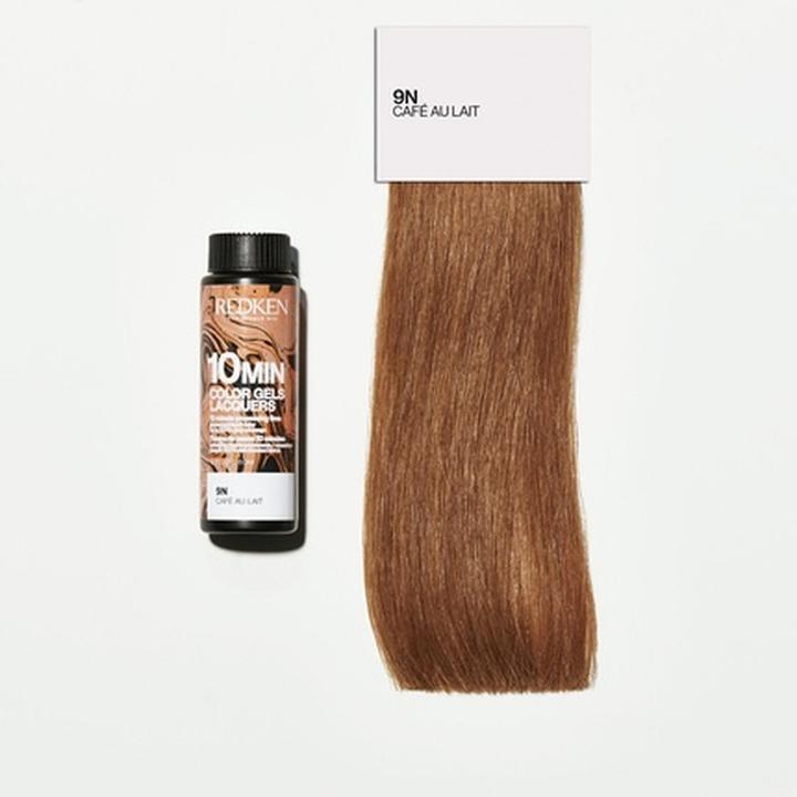 Produktbild Redken Color Gels Lacquers 10 Minute Hair Color 9N Cafe Au Lait 60ml (Cafe Au Lait (9N))