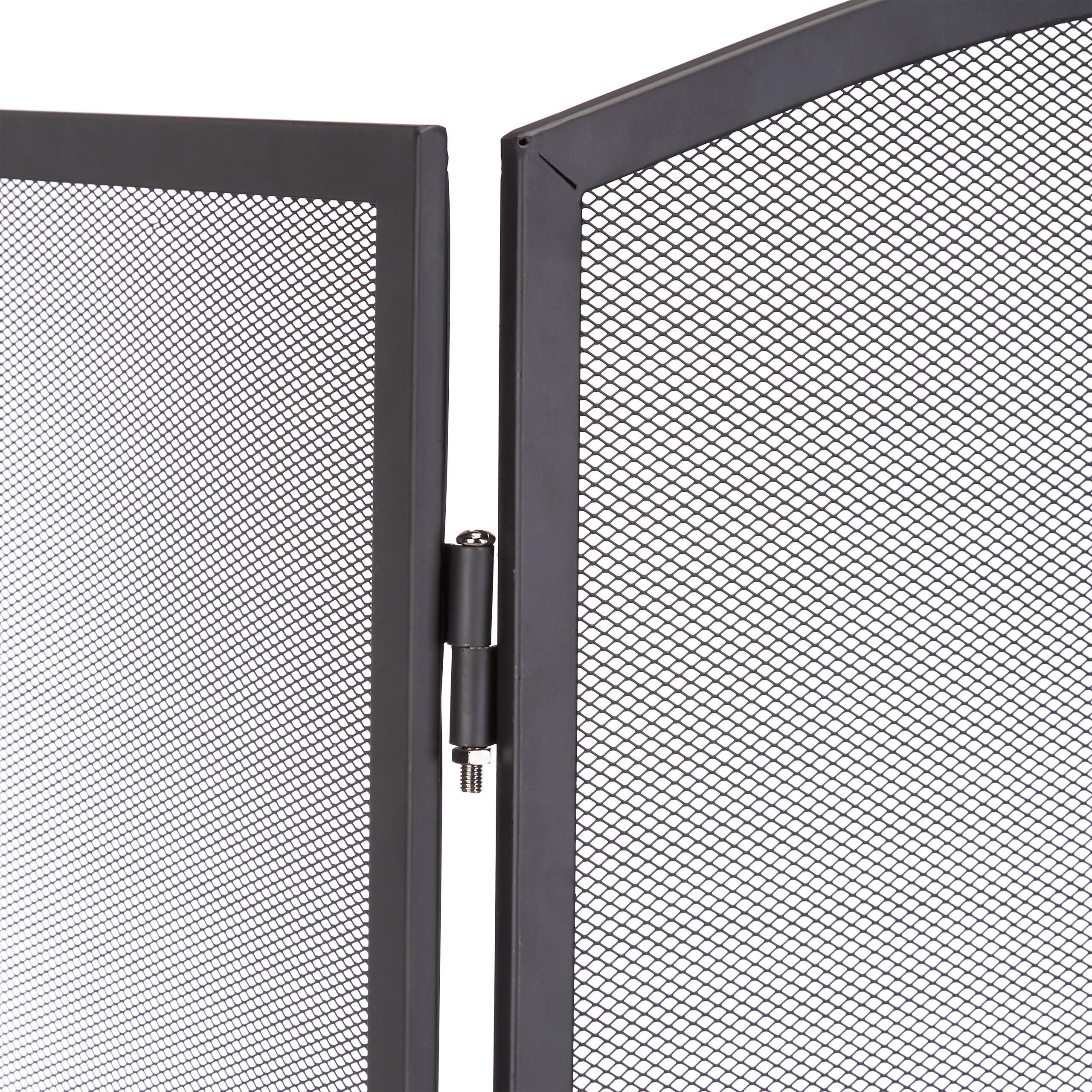 Thumbnail - Relaxdays, Zubehör Kerzen + Kamin, Funkenschutzgitter (96 x 1 x 62 cm)