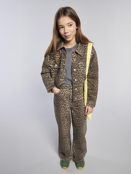 Produktbild Jonen Weite Mädchen Hose mit Leoprint (158)