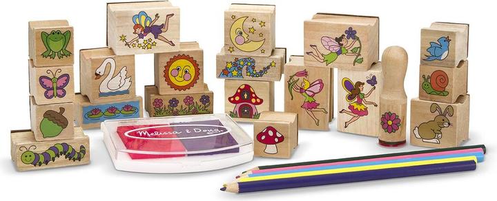 Produktbild Melissa & Doug Stamp-a-Scene Feengarten