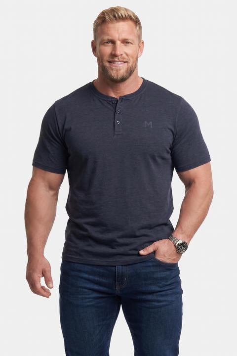 Produktbild Men+ Henley, Basic, Halbarm, Rundhals (8XL)