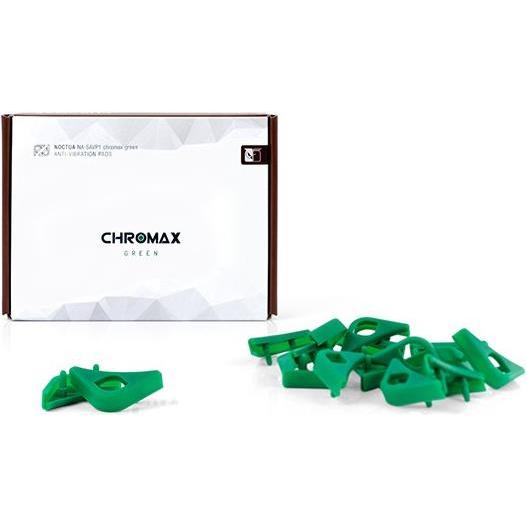 Thumbnail - Noctua NA-SAVP1 chromax green Anti-Vibrations-Pads, PC Lüfter Zubehör, Grün