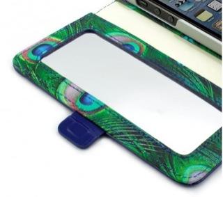 Actual product image Proporta Foliocase for iPhone 5/5S/SE Peacock (Apple iPhone 5, Apple iPhone 5s, Apple iPhone SE)
