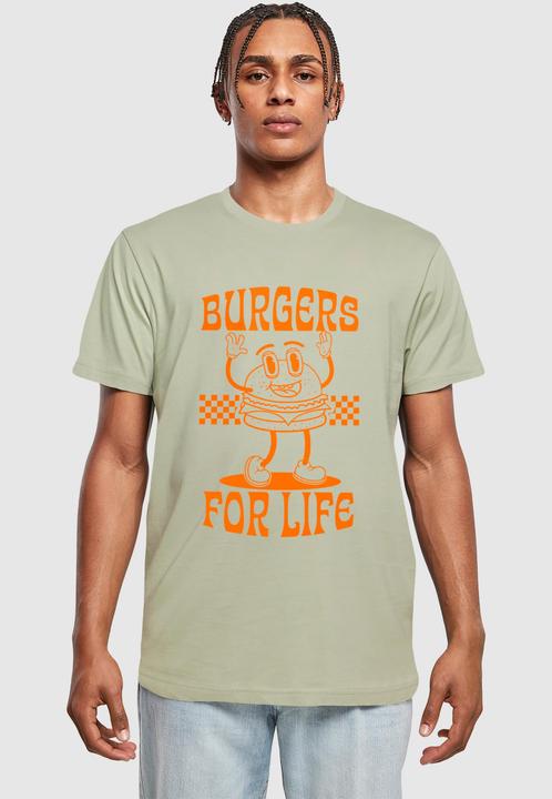 Produktbild Merchcode Burgers For Life Tee - 198449 (L)
