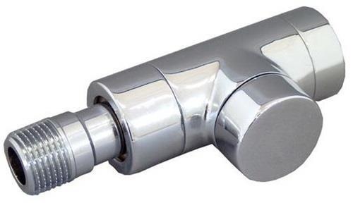 Actual product image Oventrop OV HK screw fitting Combi E passage, DN 15, 1/2inch, PN 10 chrome-plated