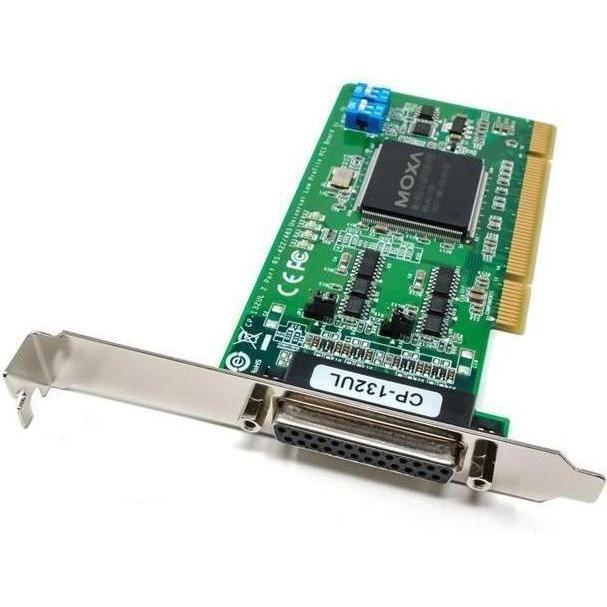 Moxa CP-132UL-DB9M - Scheda seriale universale PCI a 2 porte RS-422485 a basso profilo, temperatura, Scheda controller