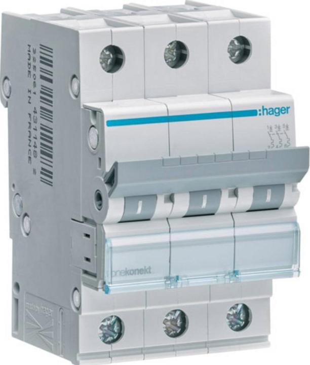 Actual product image Hager Circuit breaker pole