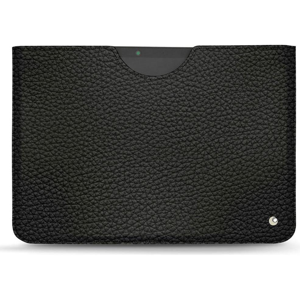 Noreve Lederschutzhülle (Microsoft Surface Pro X), Tablet Hülle, Schwarz