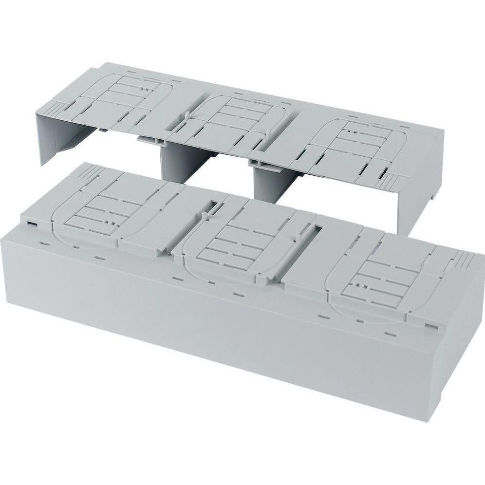 2x Eaton, Verteilerschrank Zubehör, Anschlussraumabdeckung für XNH3 3-polig 183095