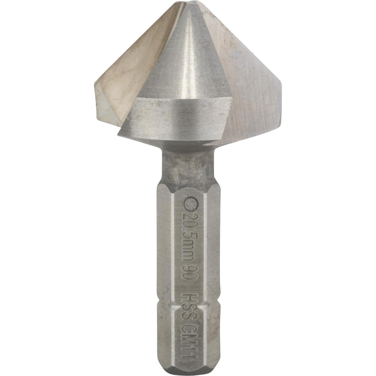 Bosch Professional Zubehör, Bohrereinsatz, Kegelsenker mit Sechskantschaft, 20,5, M 10, 41 mm, 1/4-Zoll (20.5 mm)