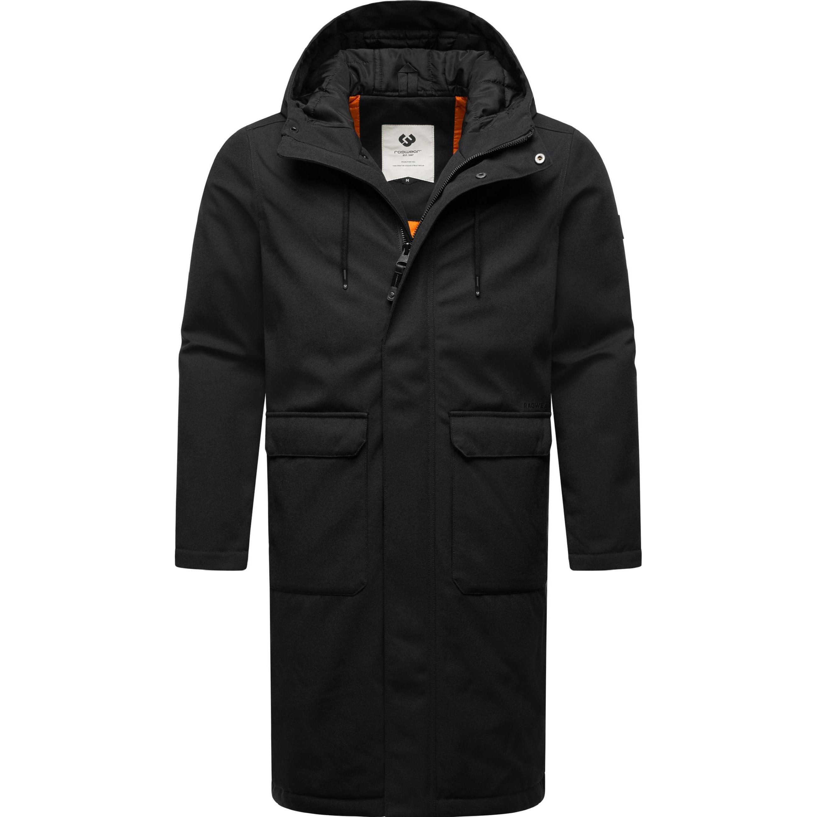 Ragwear, Herren, Jacke, Mr Them Long (XXL), Schwarz, XXL