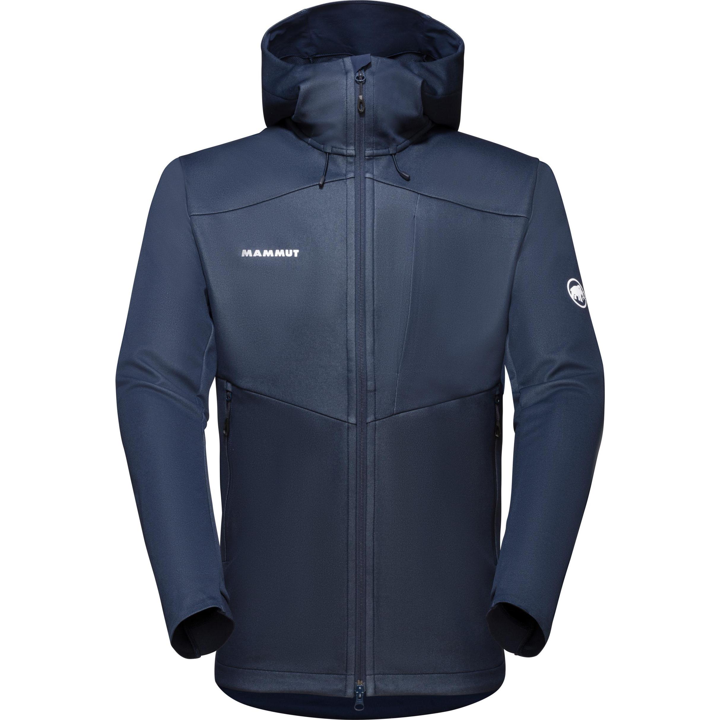 Mammut, Herren, Jacke, Ultimate VII SO Hooded Jacket Men (XXL), Blau, XXL