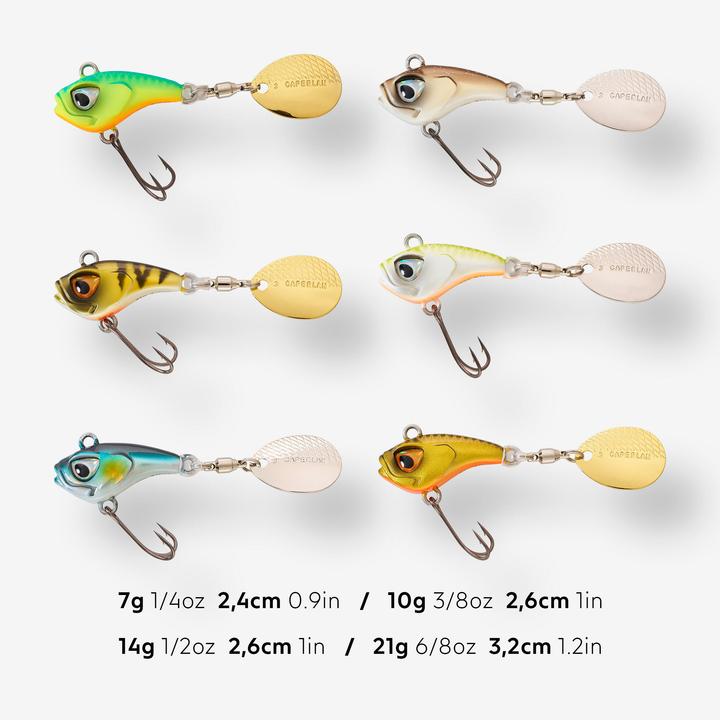 Produktbild Caperlan Wobbler Spintail zum Spinnfischen (2 cm)