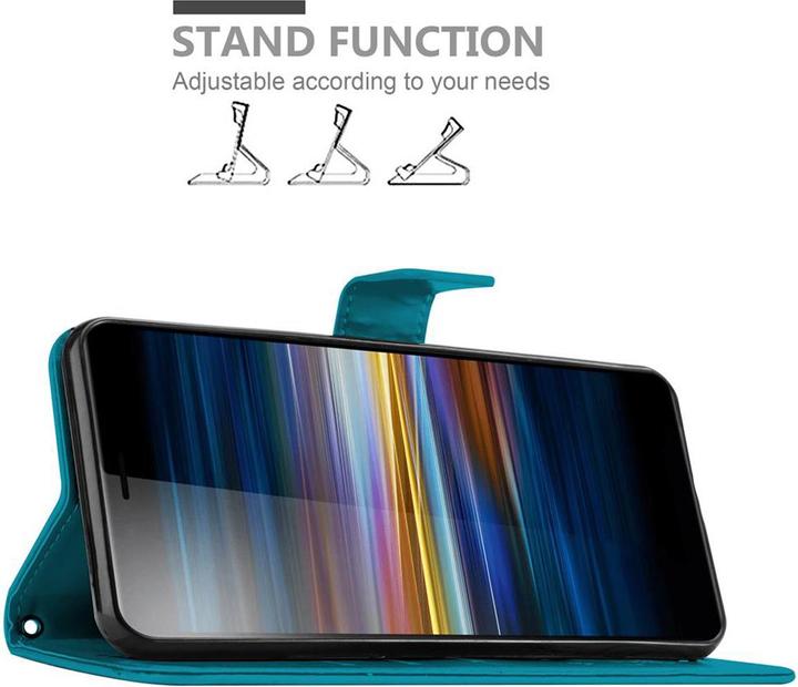 Produktbild Cadorabo Flower Book Cover (Sony Xperia L3)