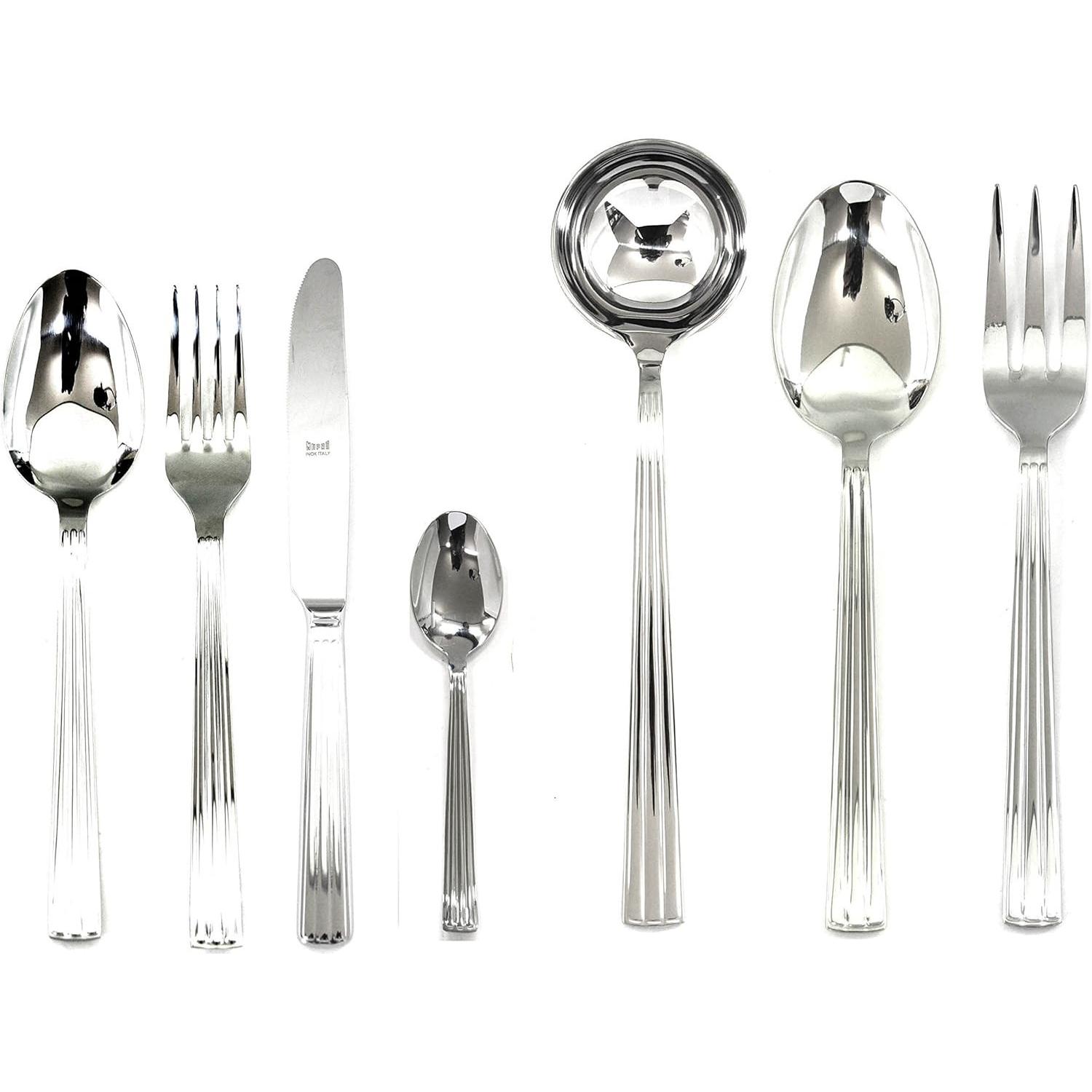 Mepra SPA 101928051 Cutlery Set Design Monocoque Sole 51Piece (51 Stk., Besteck Set) (101928051)