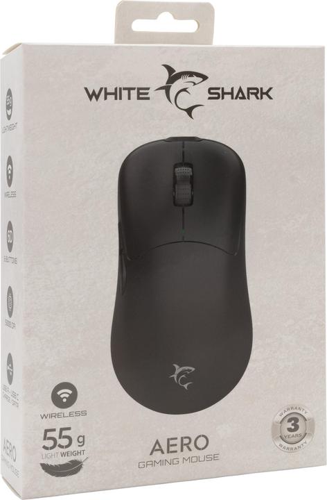 Actual product image White Shark Shark WGM-5015 Aero Black (Wireless)